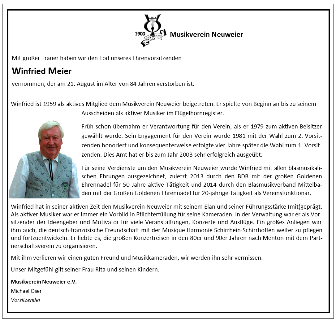 2023.08.21 Winfried Meier Nachruf