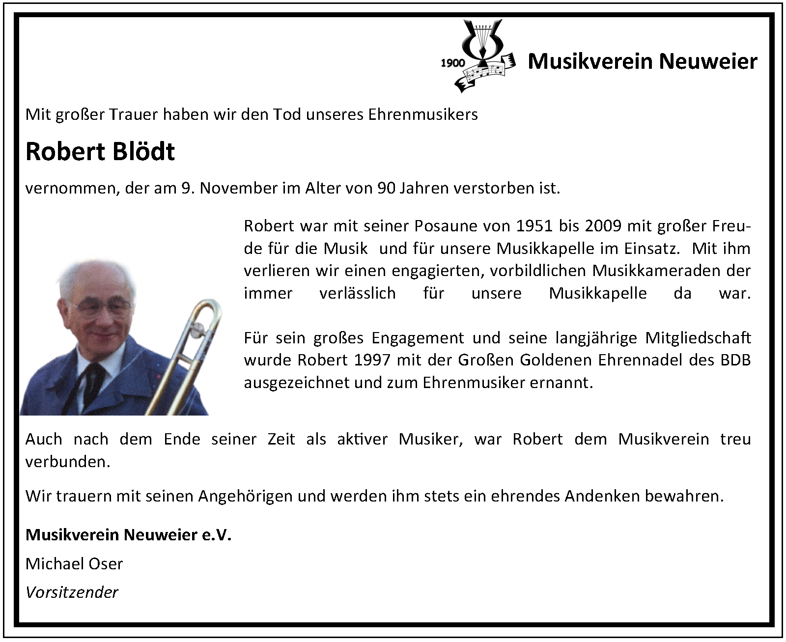 2023.11.09 Robert Blödt Nachruf