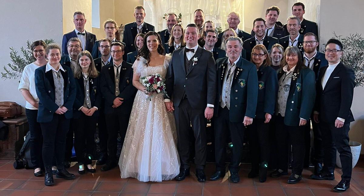 Gruppenbild Hochzeit