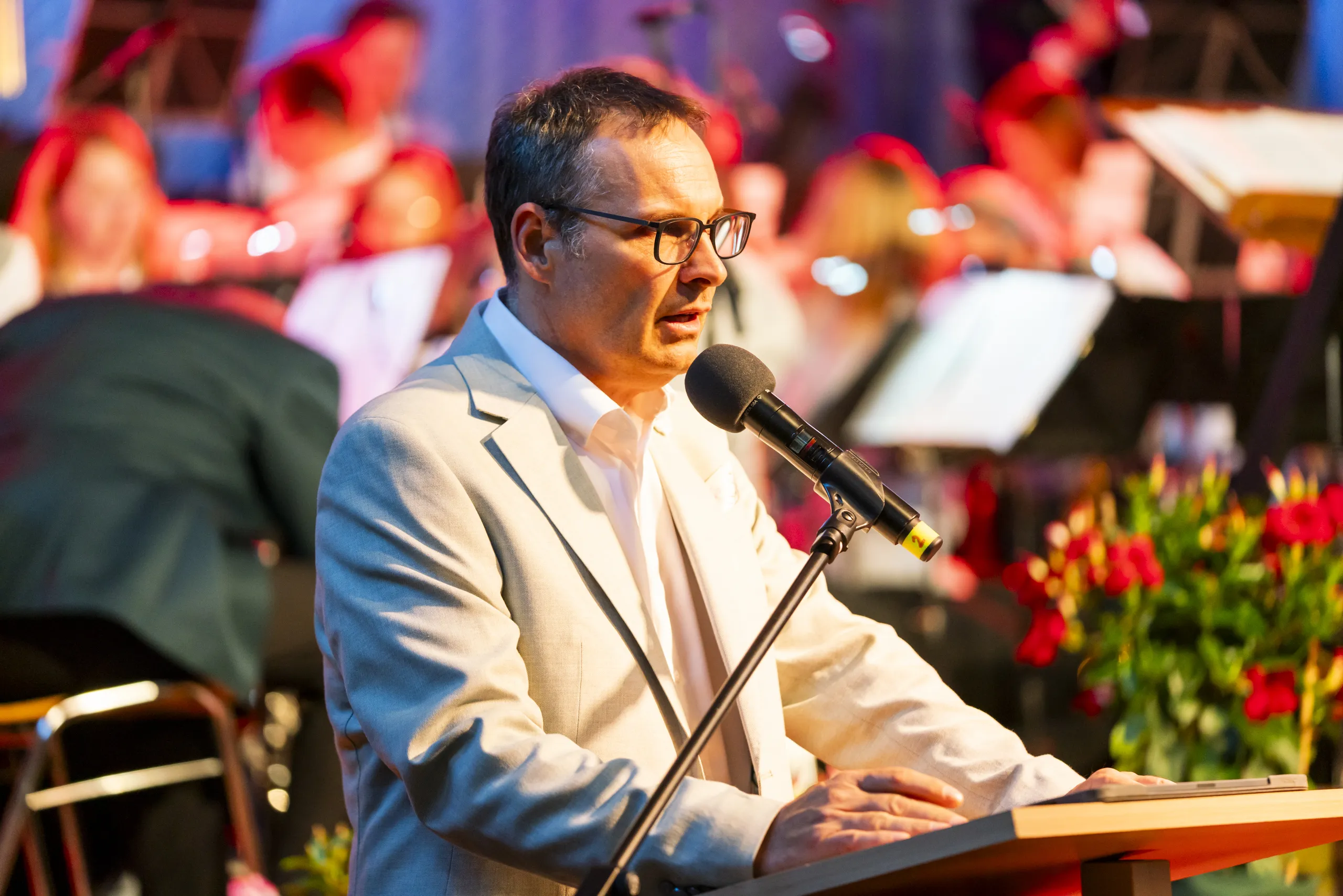 Andreas Hacken - unser souveräner Moderator