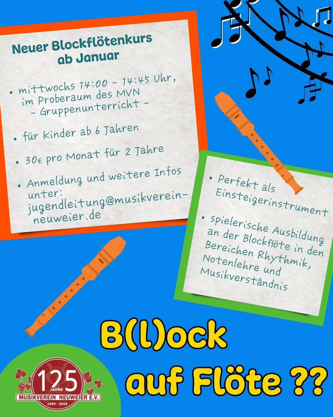 2026 Blockflotenkurs